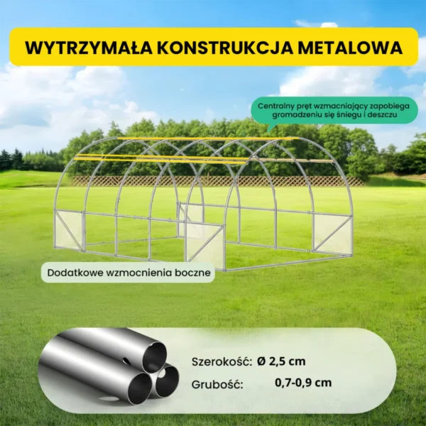 2.5x5x2-szklarnia-foliowa-5 Tunel foliowy 2.5×5×2 m