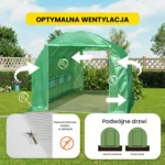 2x3.5x2-szklarnia-foliowa-4 Tunel foliowy 2×3.5×2 m