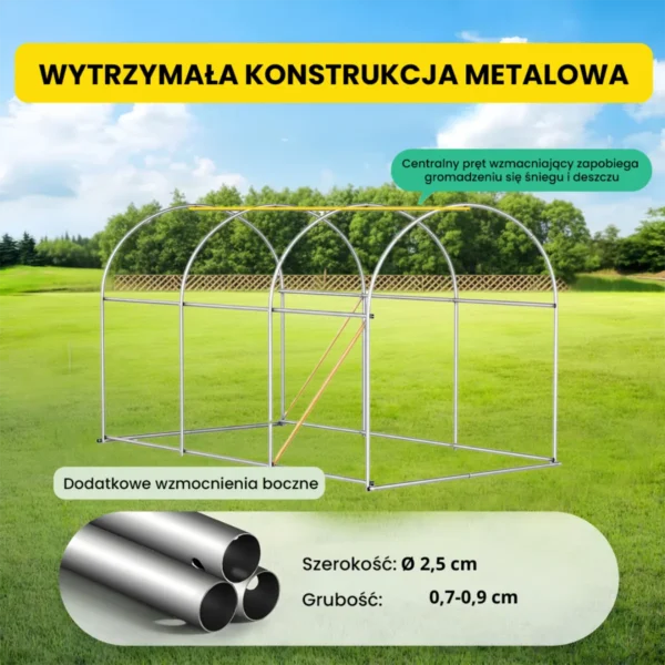 2x3.5x2-szklarnia-foliowa-5 Tunel foliowy 2×3.5×2 m