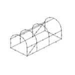 2x3x2-szklarnia-foliowa-2 Tunel foliowy 2×3×2 m