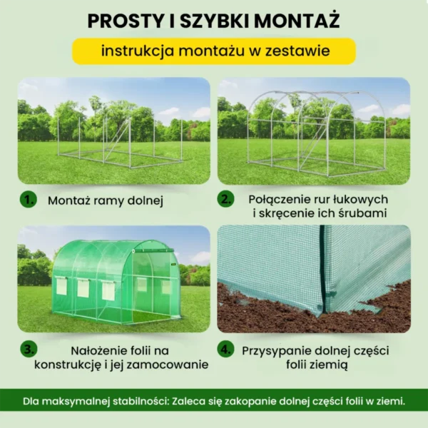 2x3x2-szklarnia-foliowa-3 Tunel foliowy 2×3×2 m