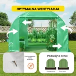 3x8x2-szklarnia-foliowa-4 Tunel foliowy 3×8×2 m