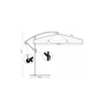parasol-ogrodowy-3m-bezowym-6 Parasol ogrodowy 3 m – beżowym