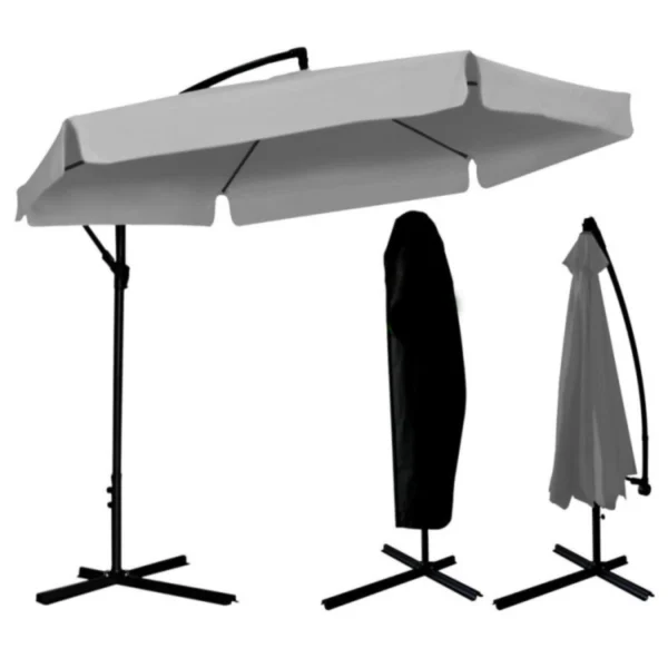 parasol-ogrodowy-3m-szarym-1 Parasol ogrodowy 3 m – szarym