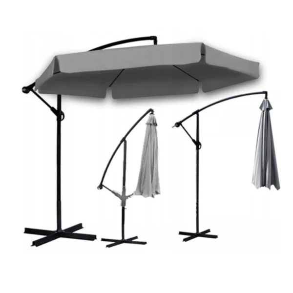 parasol-ogrodowy-3m-szarym-3 Parasol ogrodowy 3 m – szarym