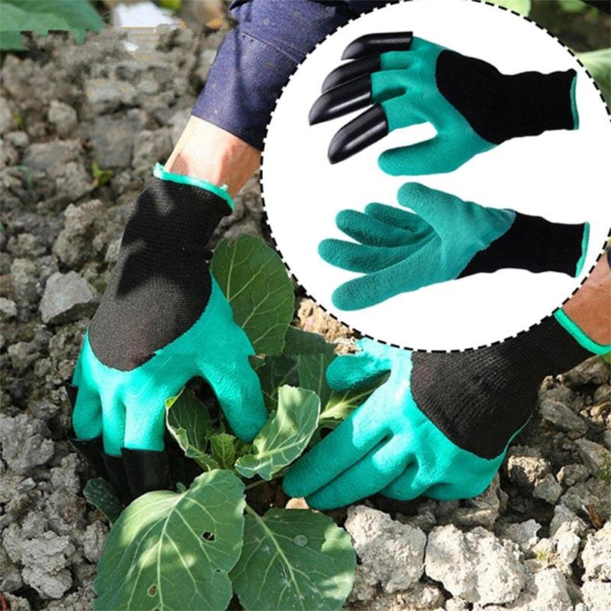 Rękawice ogrodowe z pazurami – praktyczne, trwałe i wodoodporne