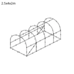 Tunel foliowy 2.5×4×2 m