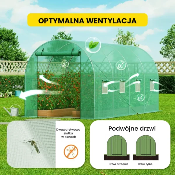 szklarnia-foliowa-2-5x4x2m-44 Tunel foliowy 2.5×4×2 m