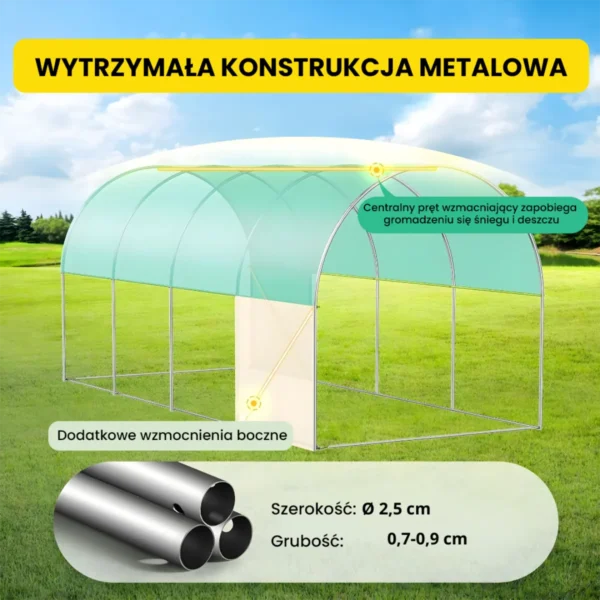 szklarnia-foliowa-2-5x4x2m-55 Tunel foliowy 2.5×4×2 m