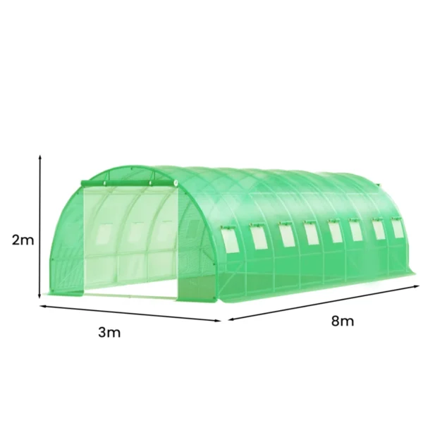 szklarnia-foliowa-3x8x2m-6 Tunel foliowy 3×8×2 m