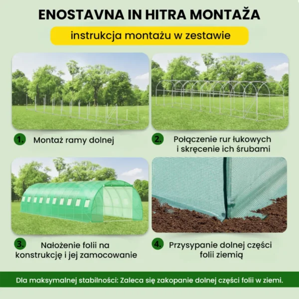 3x10x2-szklarnia-foliowa-3 Tunel foliowy 3×10×2 m