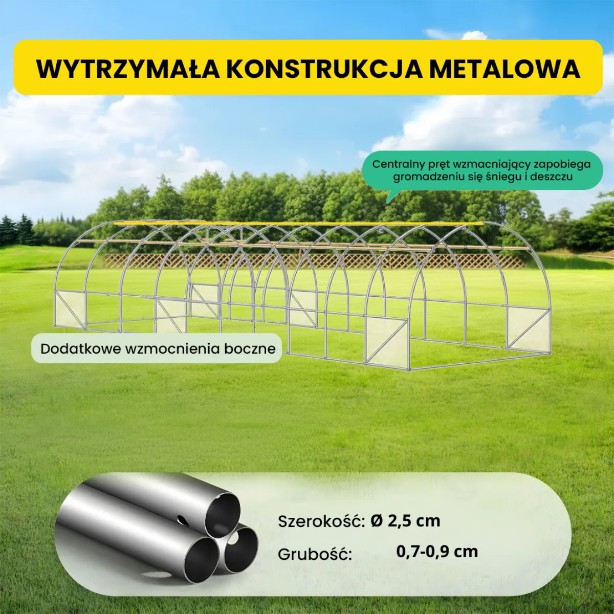 Tunel foliowy 3×10×2 m